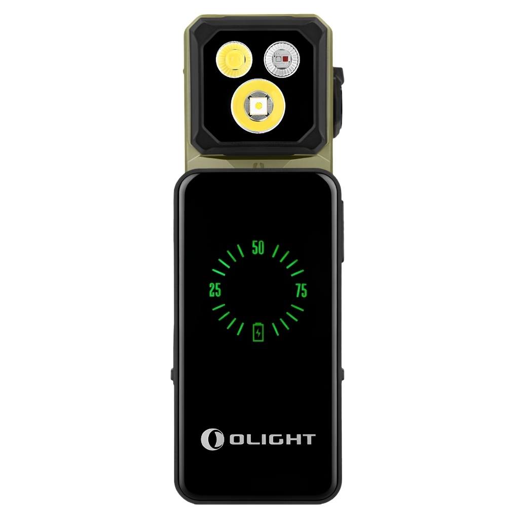 Olight Oclip 2 Ultra Premium Flashlight 580 Lumens - Olive Green