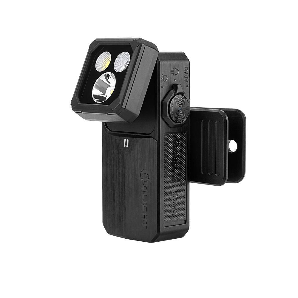 Olight Oclip 2 Ultra Premium Onyx Black Rechargeable Flashlight 580 Lumens