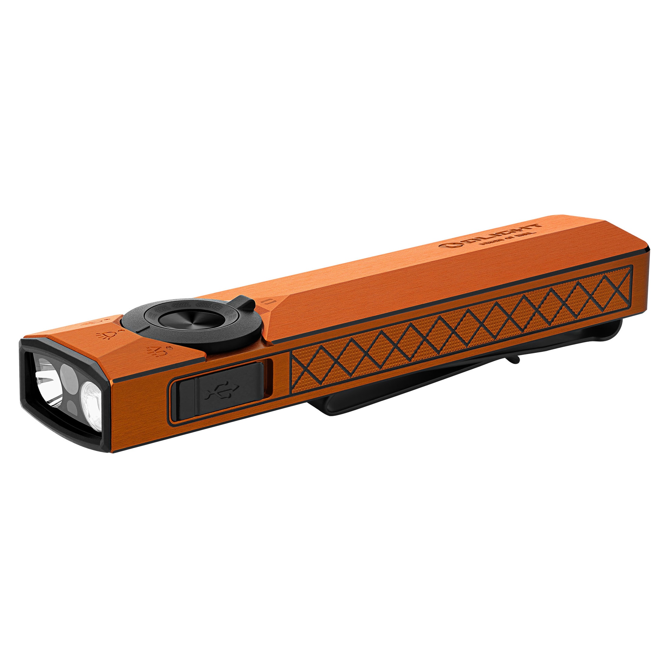 Olight ArkPro Ultra Class 1 Cool White Amber Orange Flashlight 1700 Lumens