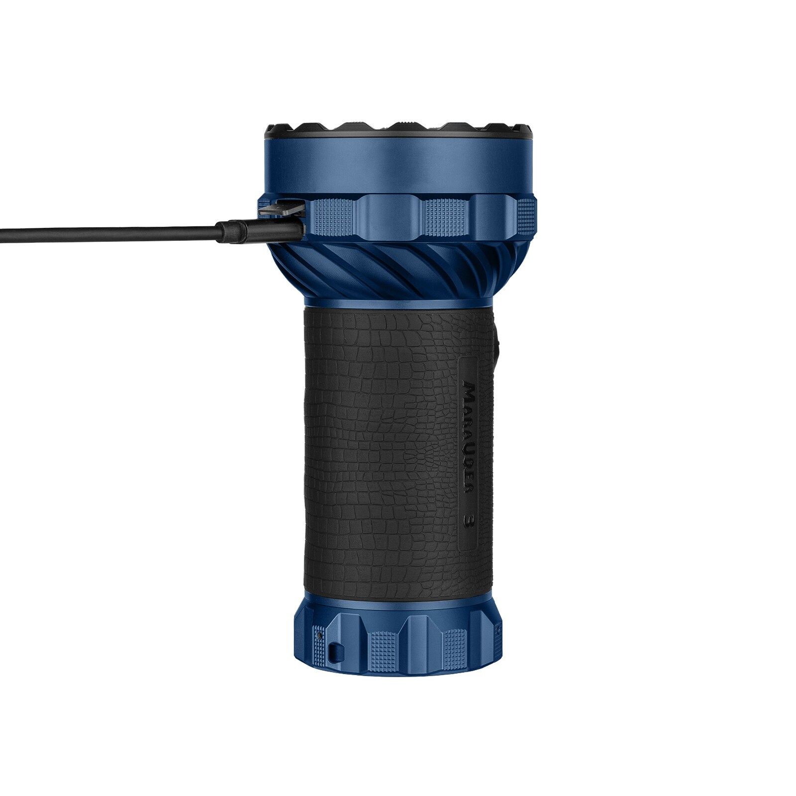 Olight Marauder 3 Rechargeable Flashlight with Power Bank Function 25000 Lumens, Range 1050 m - Midnight Blue