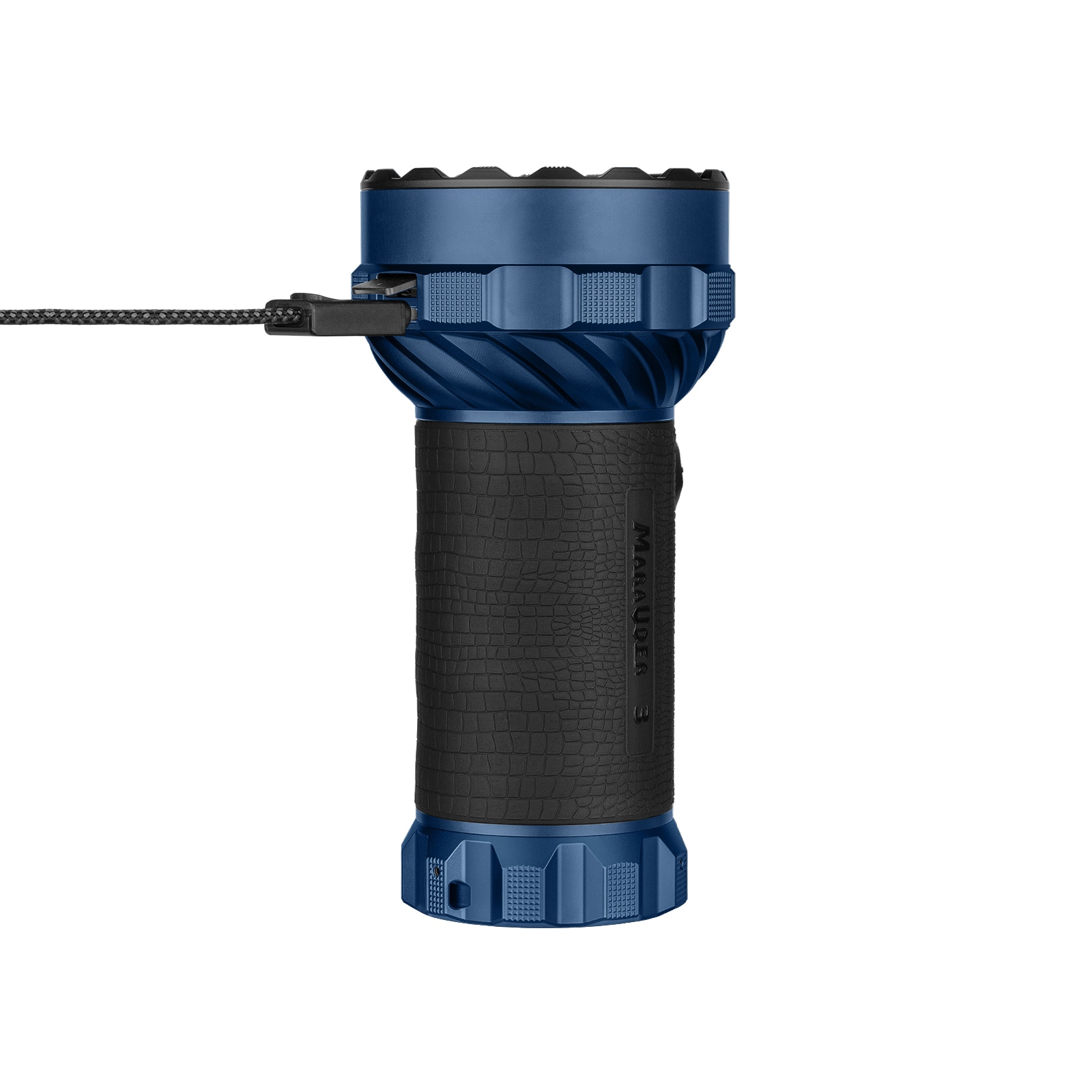 Olight Marauder 3 Rechargeable Flashlight with Power Bank Function 25000 Lumens, Range 1050 m - Midnight Blue