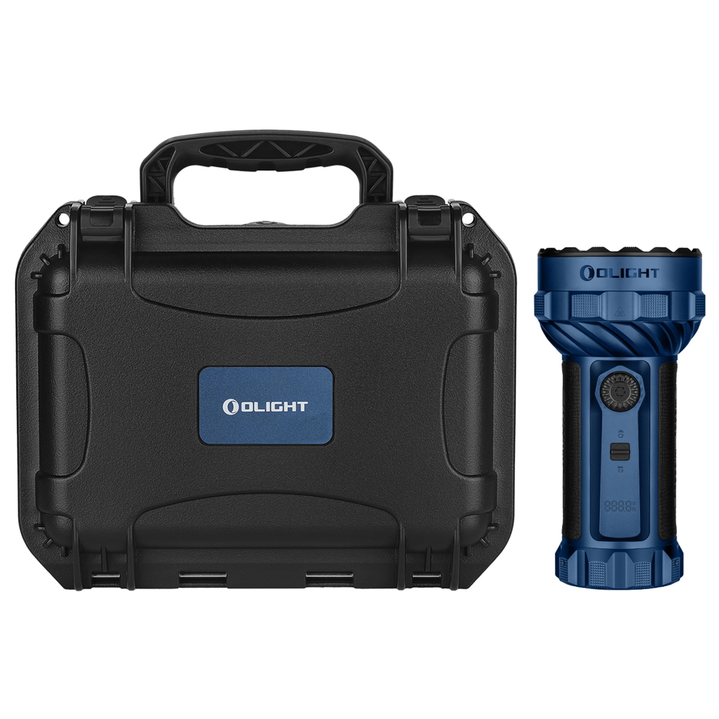 Olight Marauder 3 Rechargeable Flashlight with Power Bank Function 25000 Lumens, Range 1050 m - Midnight Blue