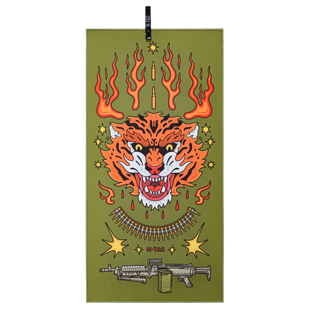 M-Tac Quick-Drying Towel 80x40 cm - Tiger Stripes