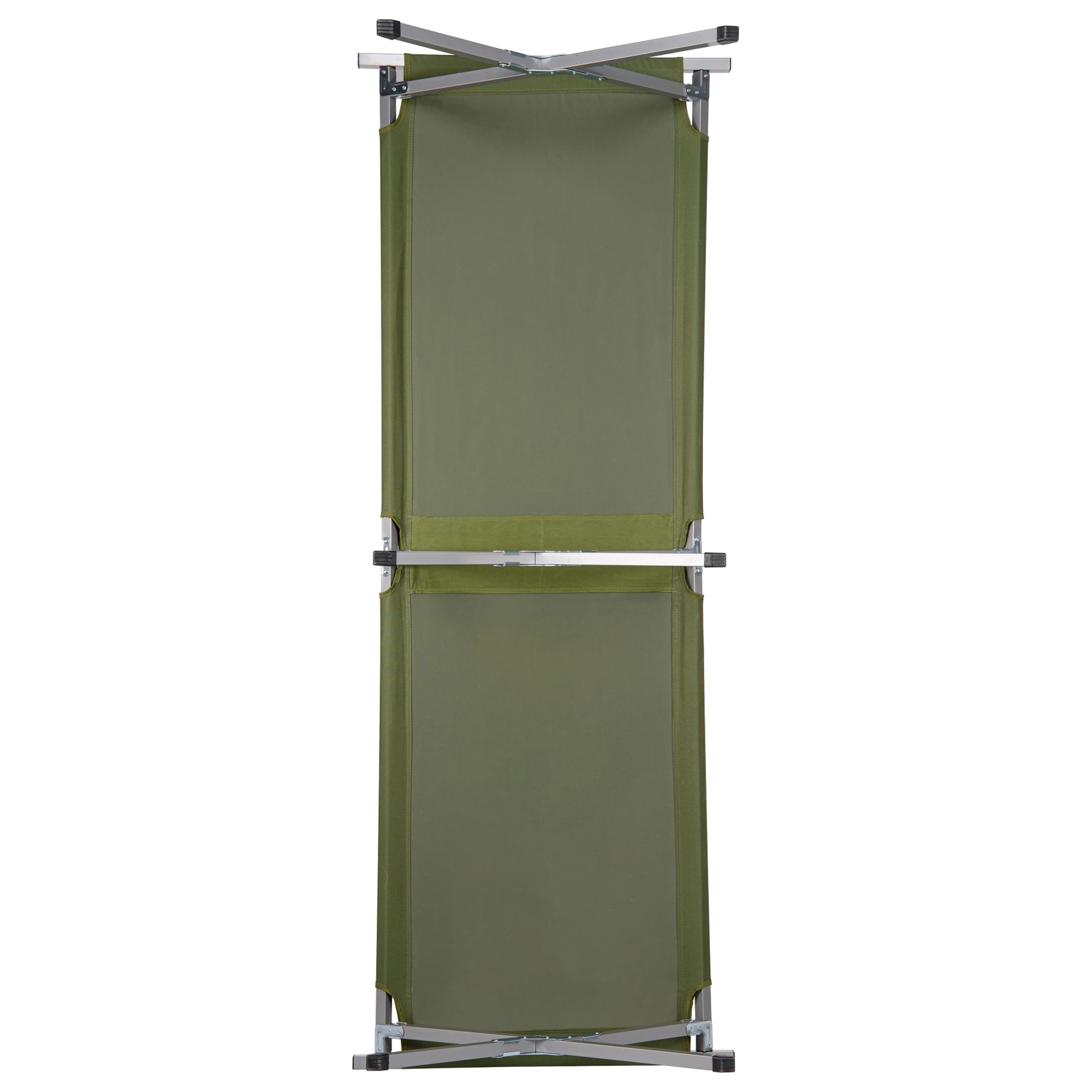 JB Tacticals Folding Camp Bed - Olive - 190 x 65 cm