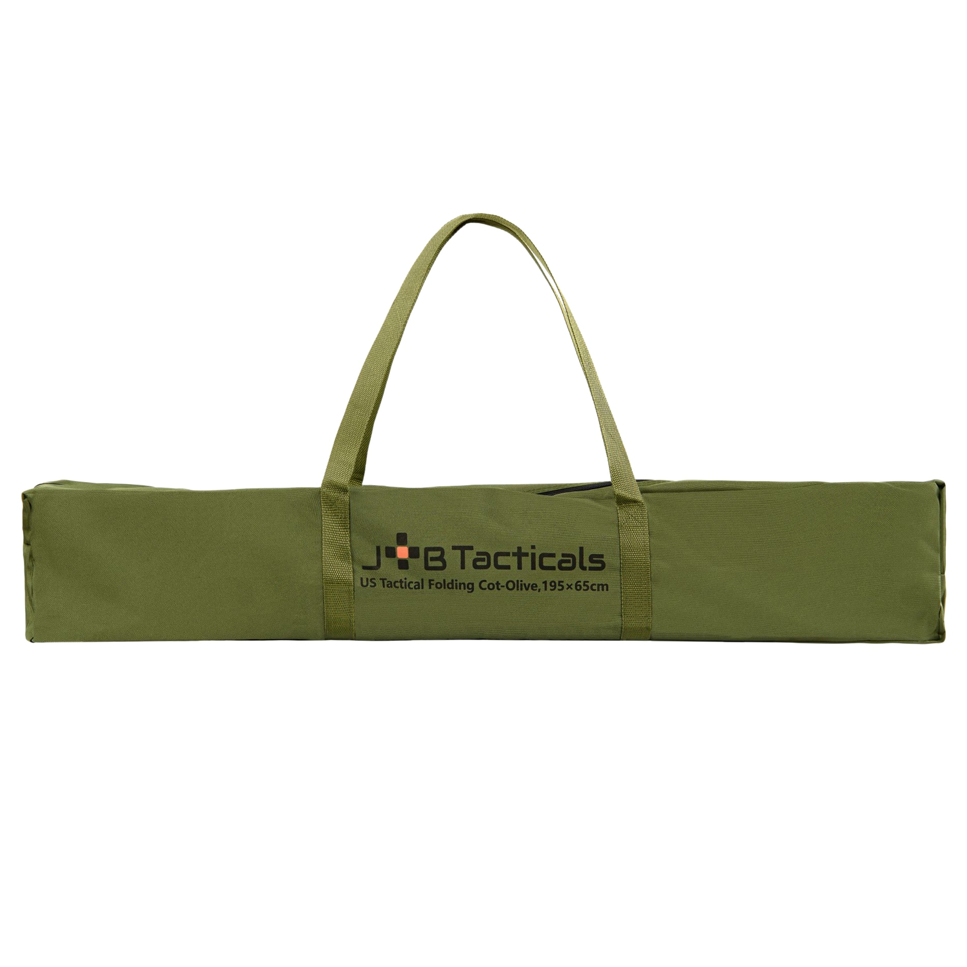 JB Tacticals Folding Camp Bed - Olive - 190 x 65 cm