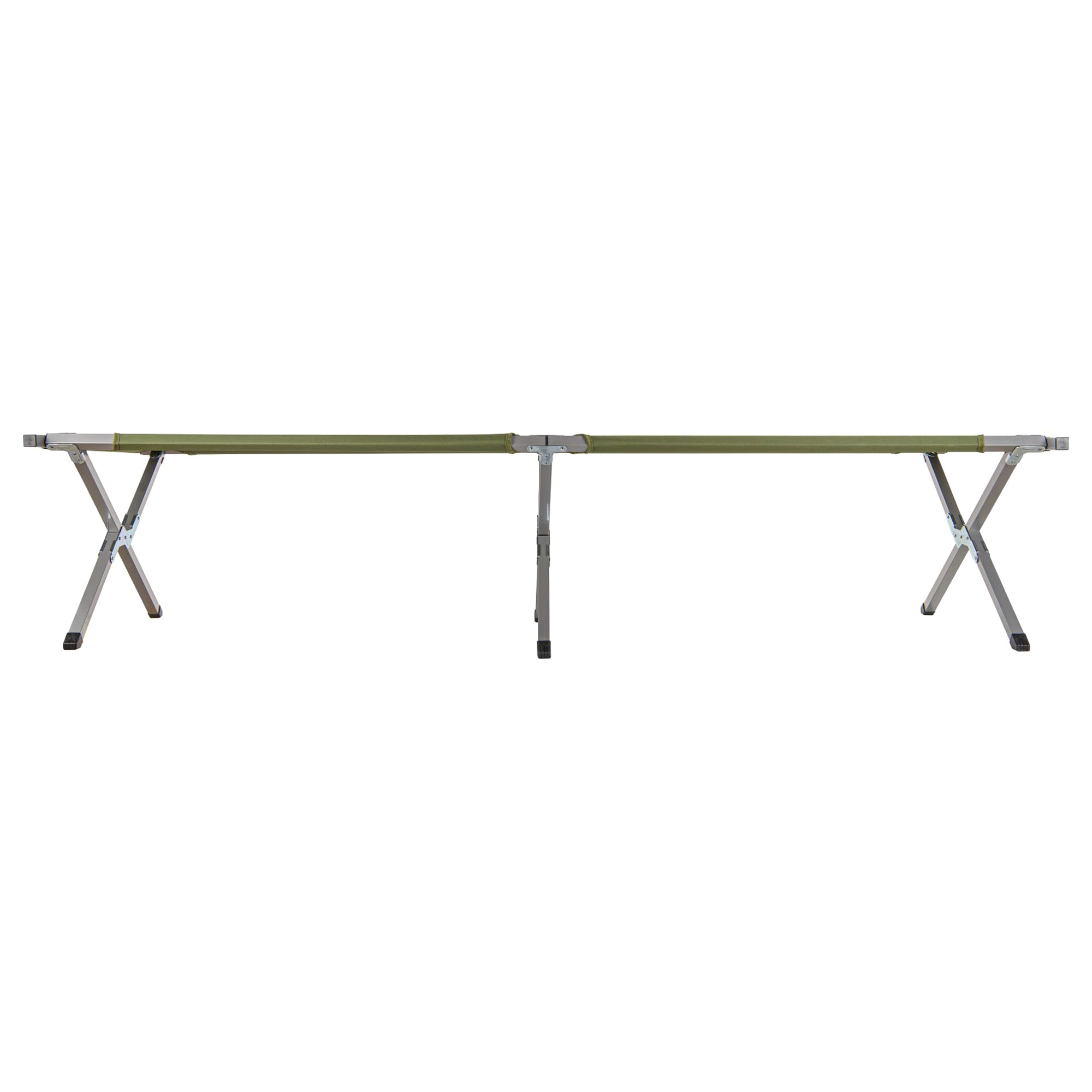 JB Tacticals Folding Camp Bed - Olive - 190 x 65 cm