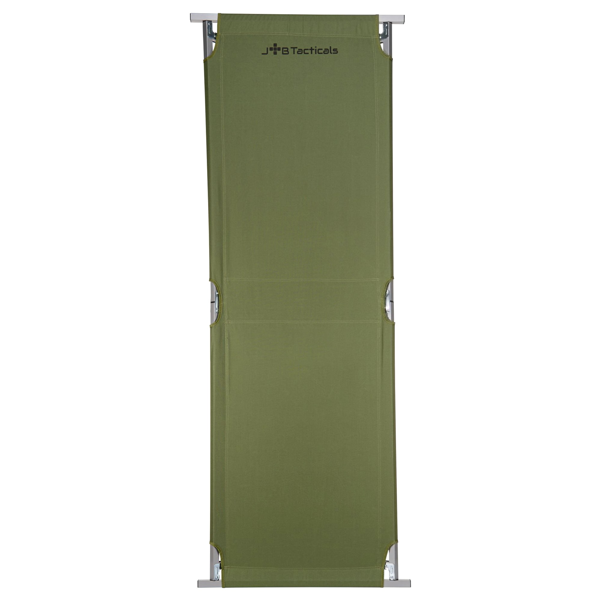 JB Tacticals Folding Camp Bed - Olive - 190 x 65 cm