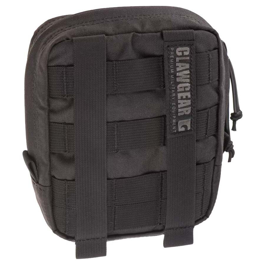Clawgear Medium Vertical Utility Pouch Zipped Core Pocket - Black