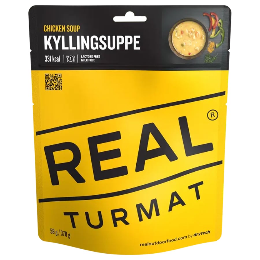 Real Turmat Freeze-Dried Food Chicken Soup 59 g/331 kcal