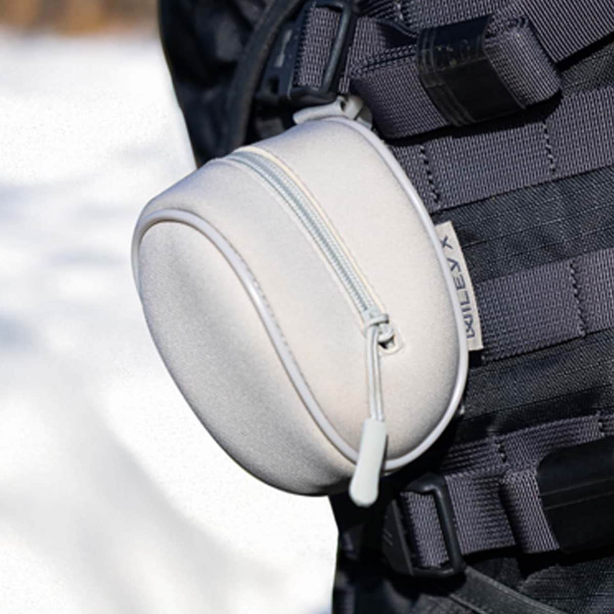 Wiley X Lynx Clear/Grey Tactical Goggles - Arctic White