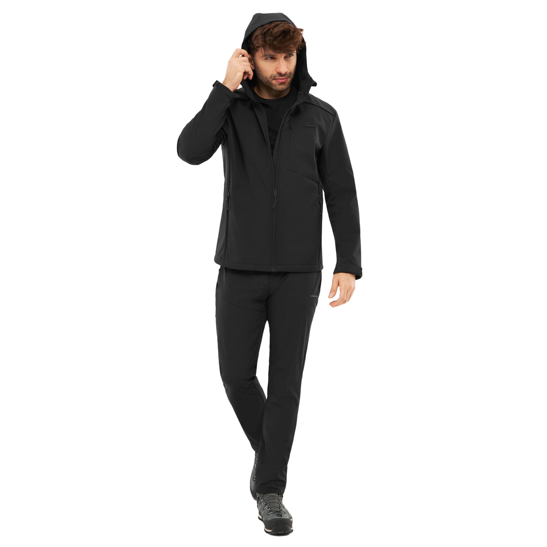 Viking Kerns Man Softshell Jacket - Black