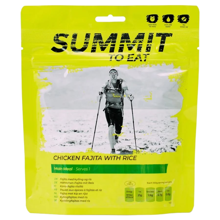 Summit To Eat Freeze-Dried Meal Chicken Fajita with Rice 110 g/605 kcal