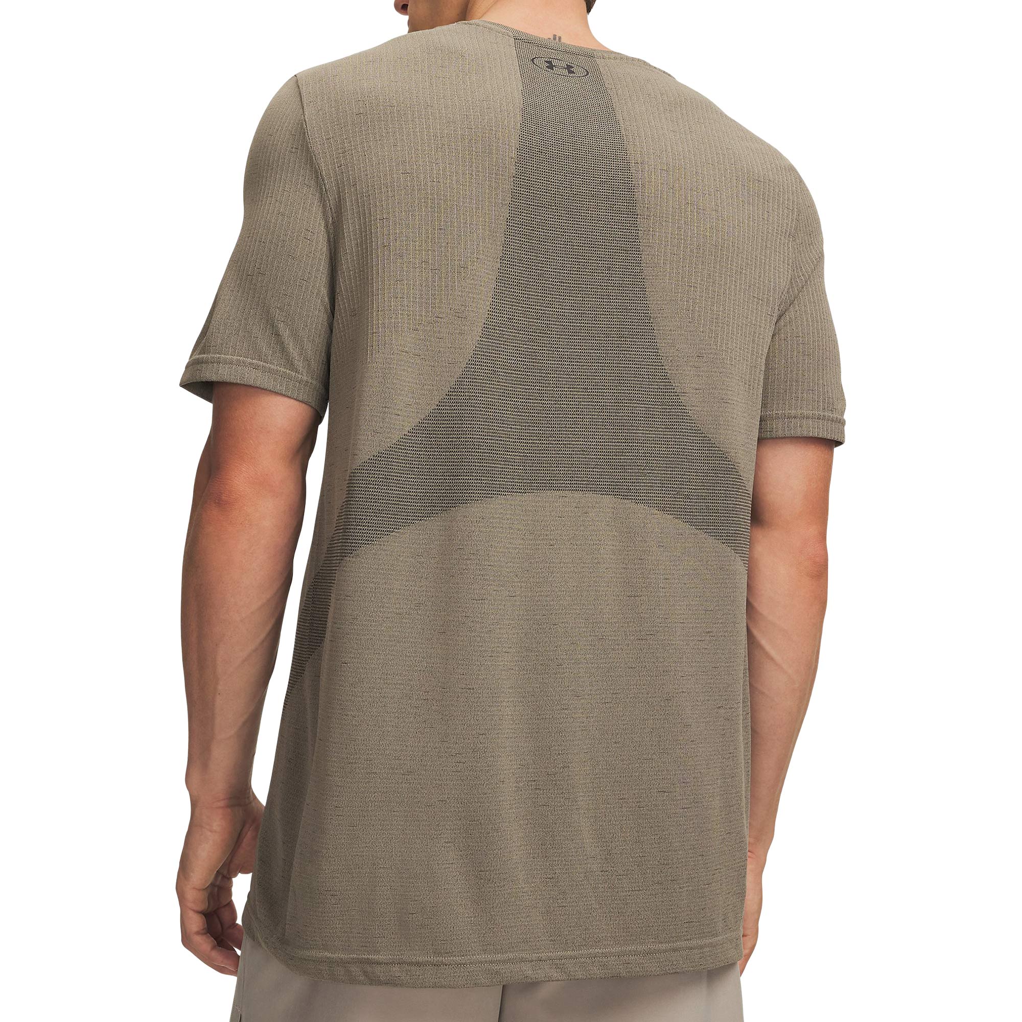 Under Armour Vanish Seamless T-Shirt - Timberwolf Taupe / Ultimate Black