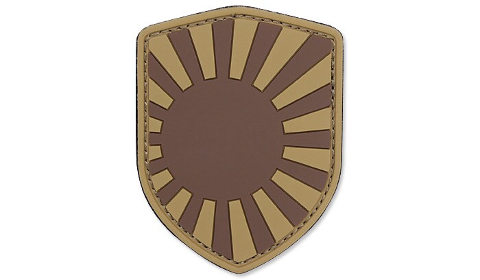 101 Inc. patch. 3D Japanese War Shield - brown