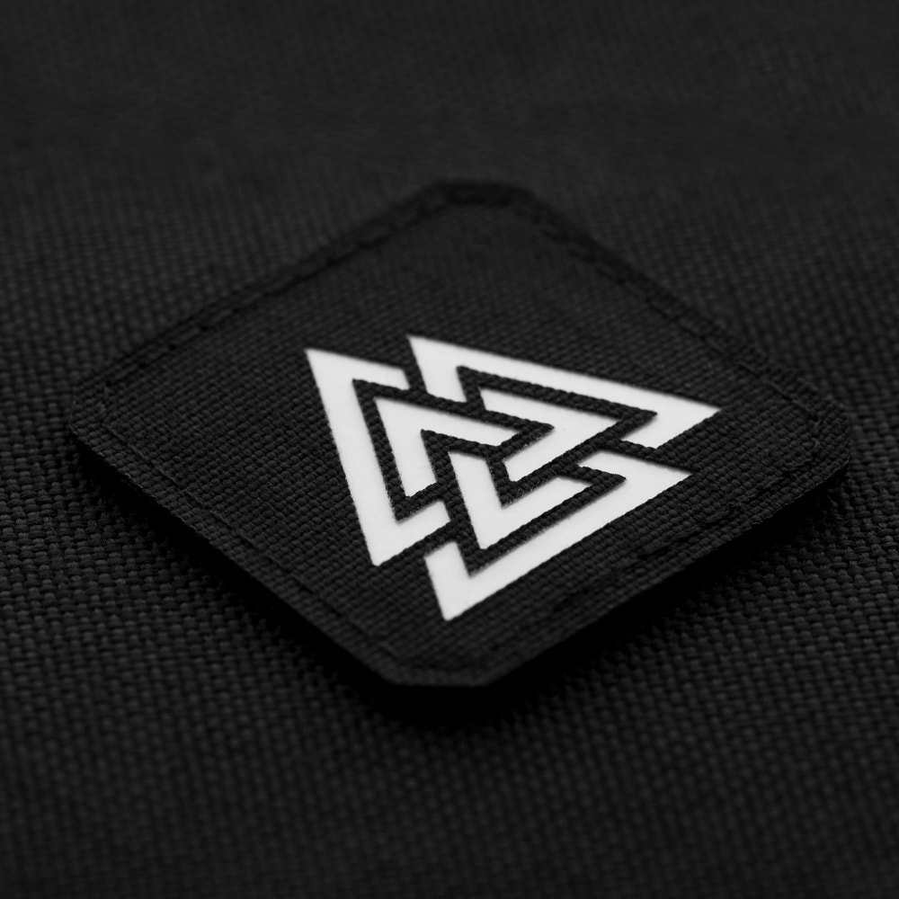 M-Tac Valknut Laser Cut Fluorescent Patch - Black