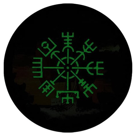M-Tac Vegvisir Drakkar Fluorescent  Black Patch
