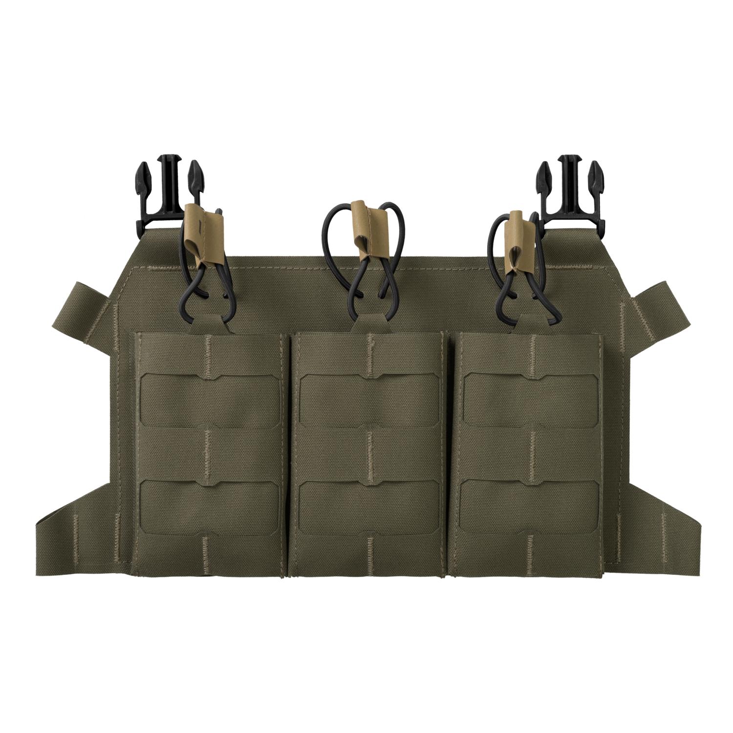 Direct Action Skeletonized Triple 223 Flap Pouch - Ranger Green