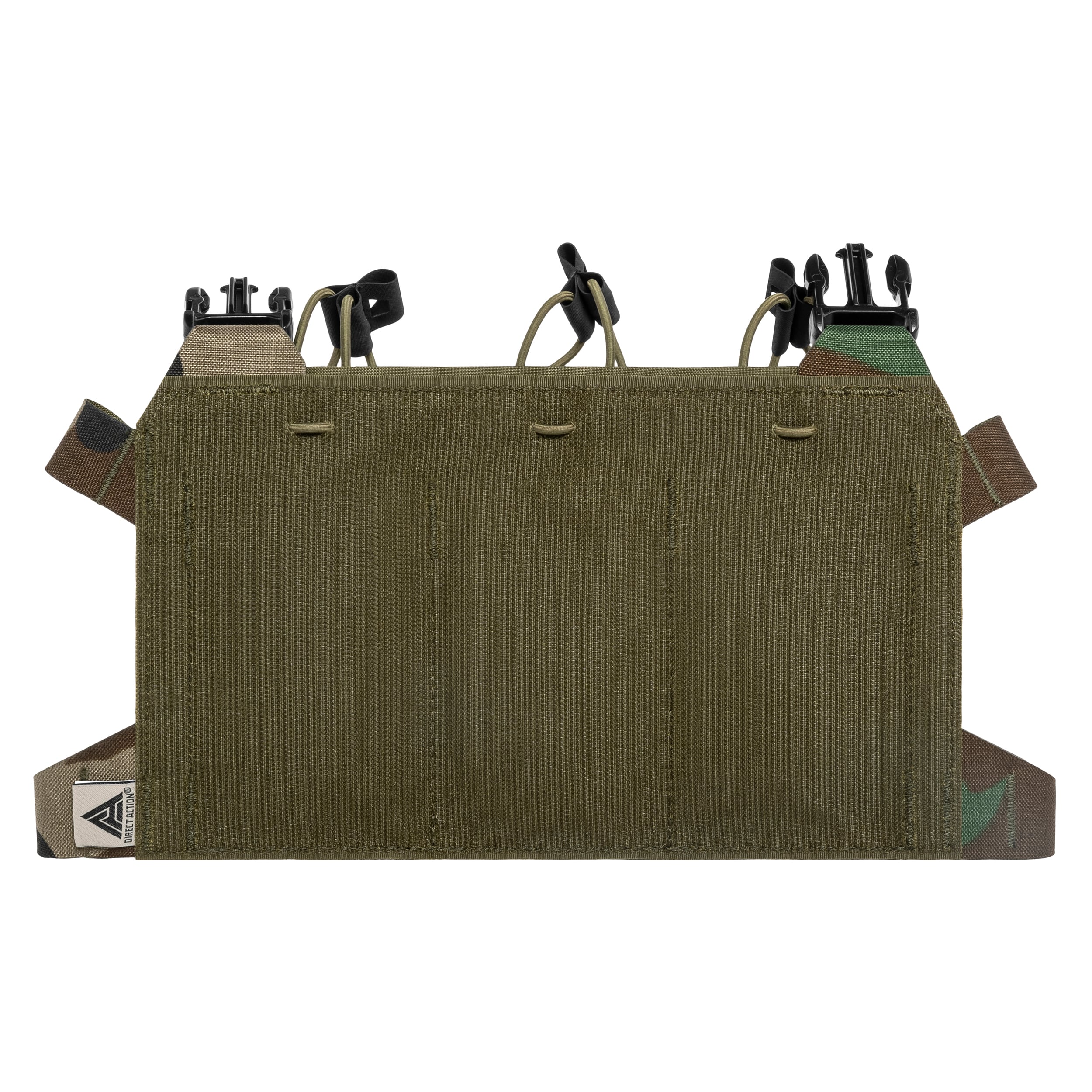 Direct Action Skeletonized Triple 223 Flap Pouch - Woodland