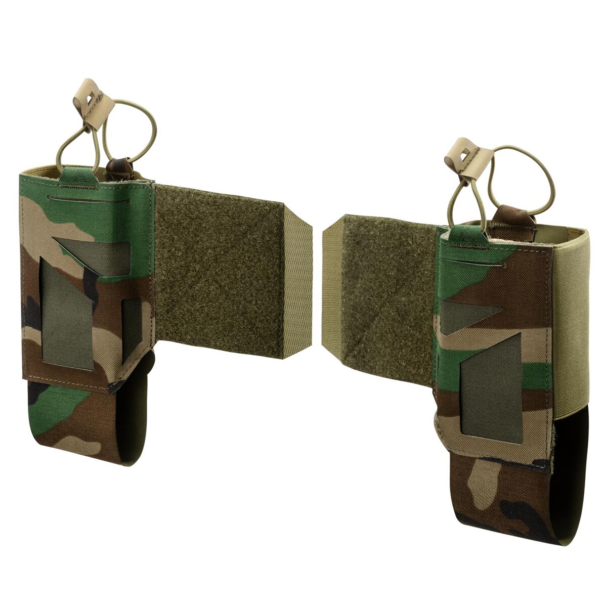 Direct Action Skeletonized Comms Wings Set Pouches - 2 pcs. - Woodland