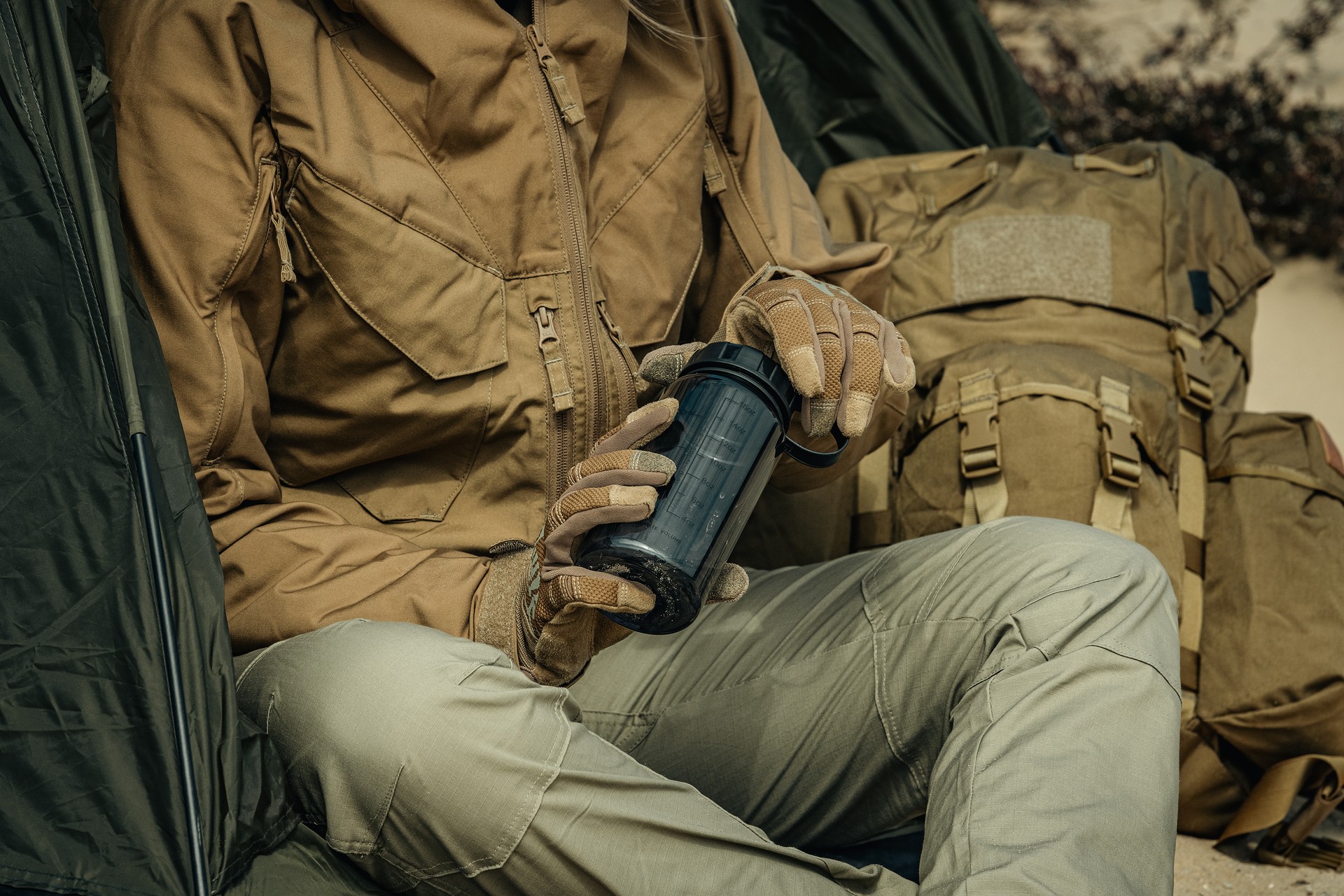 Helikon Outdoor Bottle 550 ml - Smoked