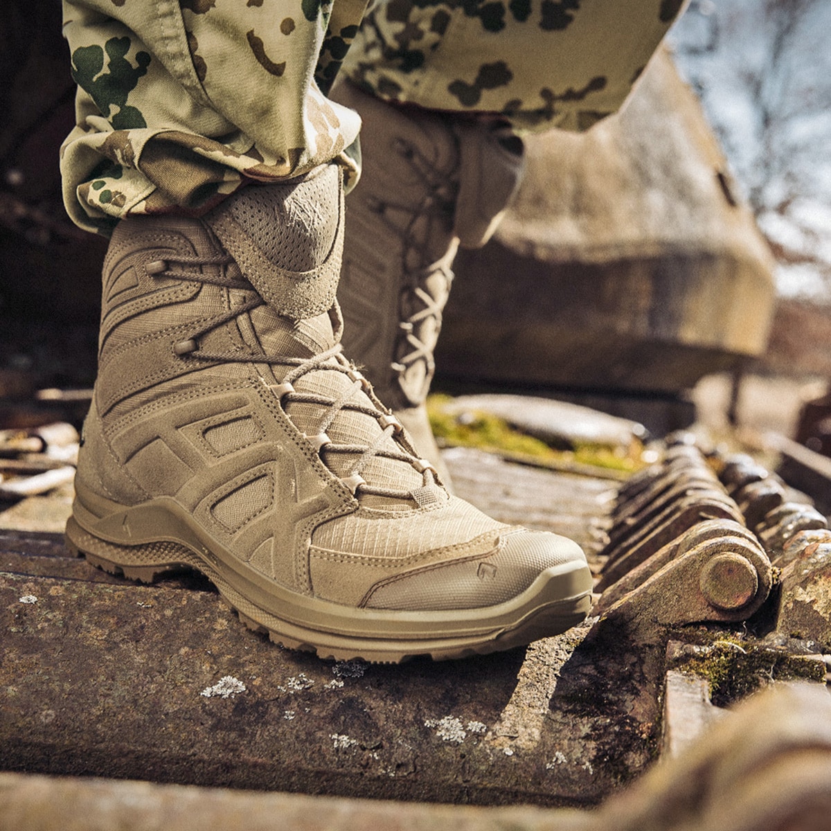 Haix Black Eagle Athletic 2.0 VT Mid Shoes - Desert