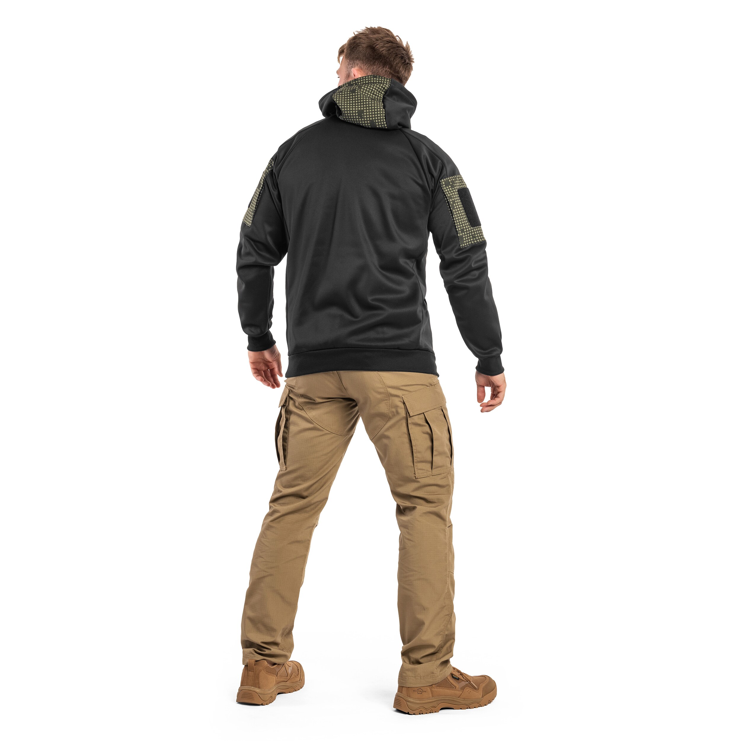 Helikon Rogue Hoodie - Black/Desert Night Camo