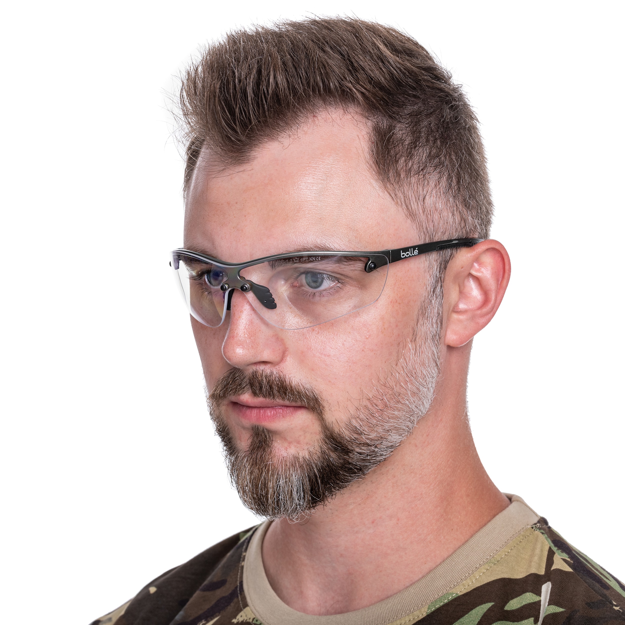 Bolle Silium+ Tactical Glasses - Clear Platinum