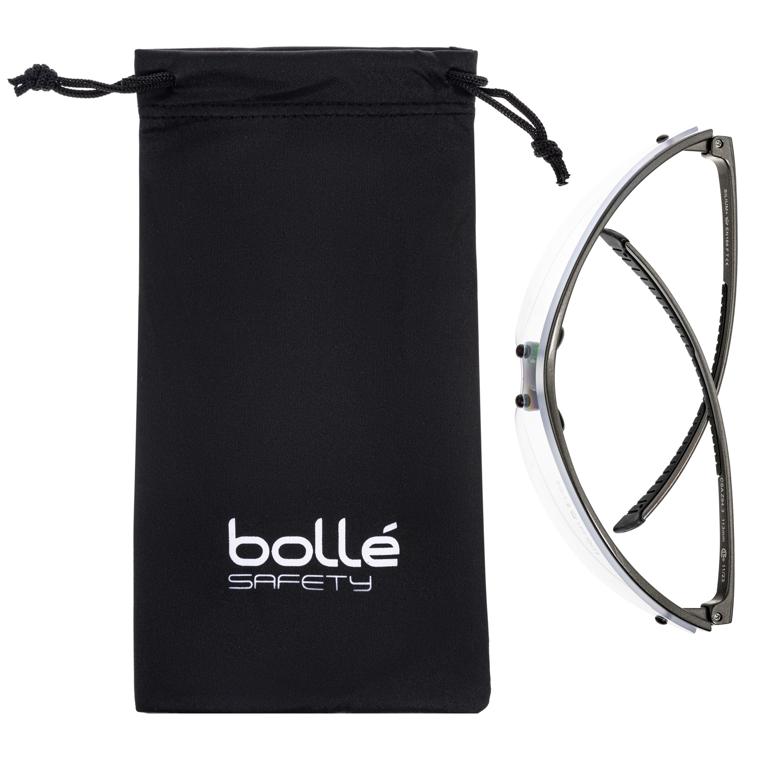 Bolle Silium+ Tactical Glasses - Clear Platinum