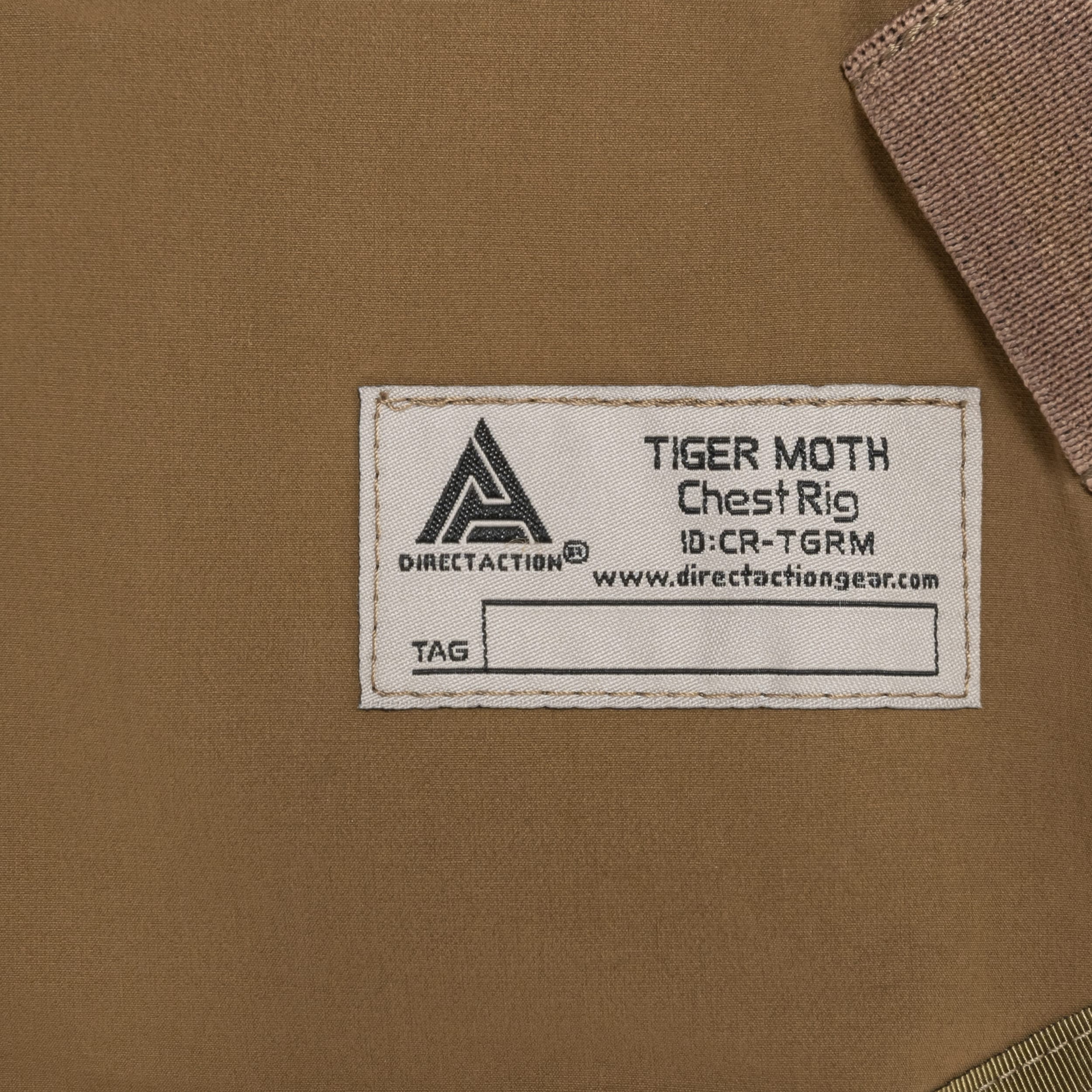 Direct Action Tiger Moth Chest Rig Tactical Vest - Coyote Brown