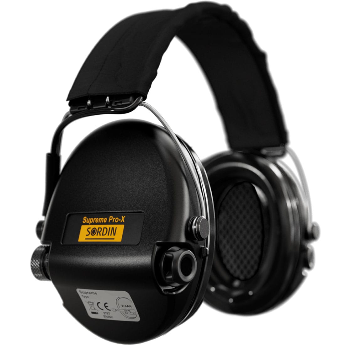 Sordin Supreme Pro-X Active Hearing Protectors - Black