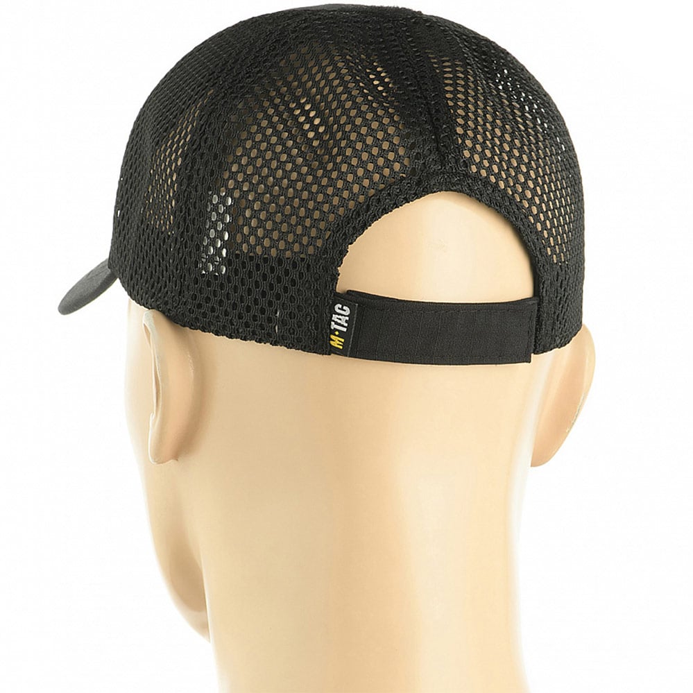 M-Tac Vent plus velcro Flex Rip-Stop Cap - Black
