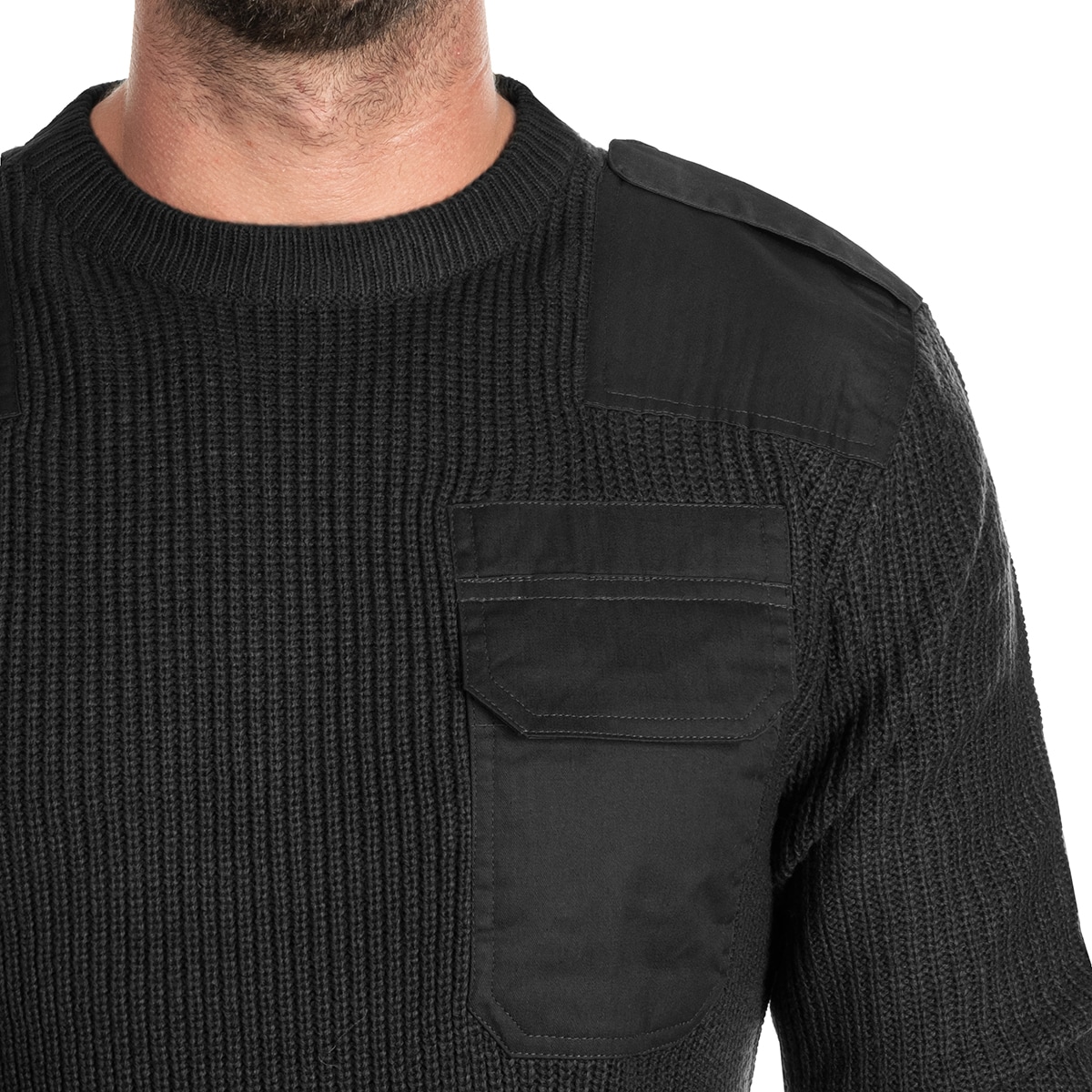 Brandit Bw Pullover sweater - Black