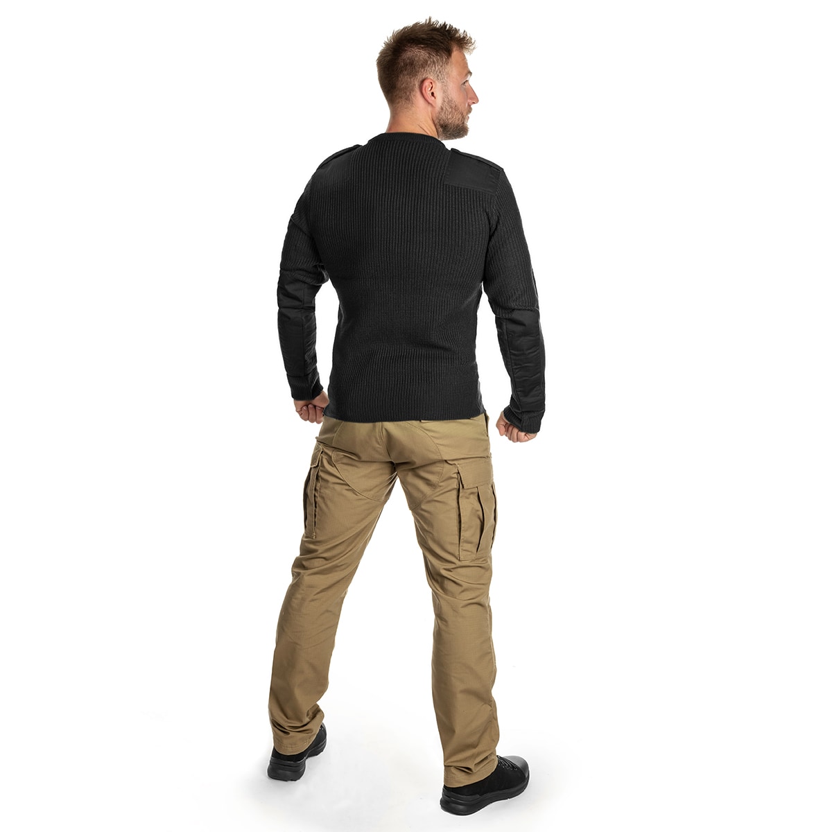 Brandit Bw Pullover sweater - Black