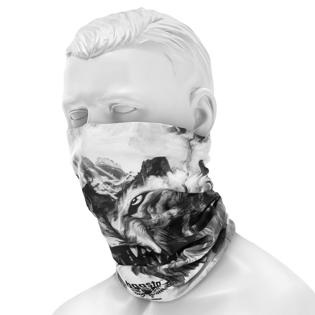 Haasta Headscarf Wolf - Grey