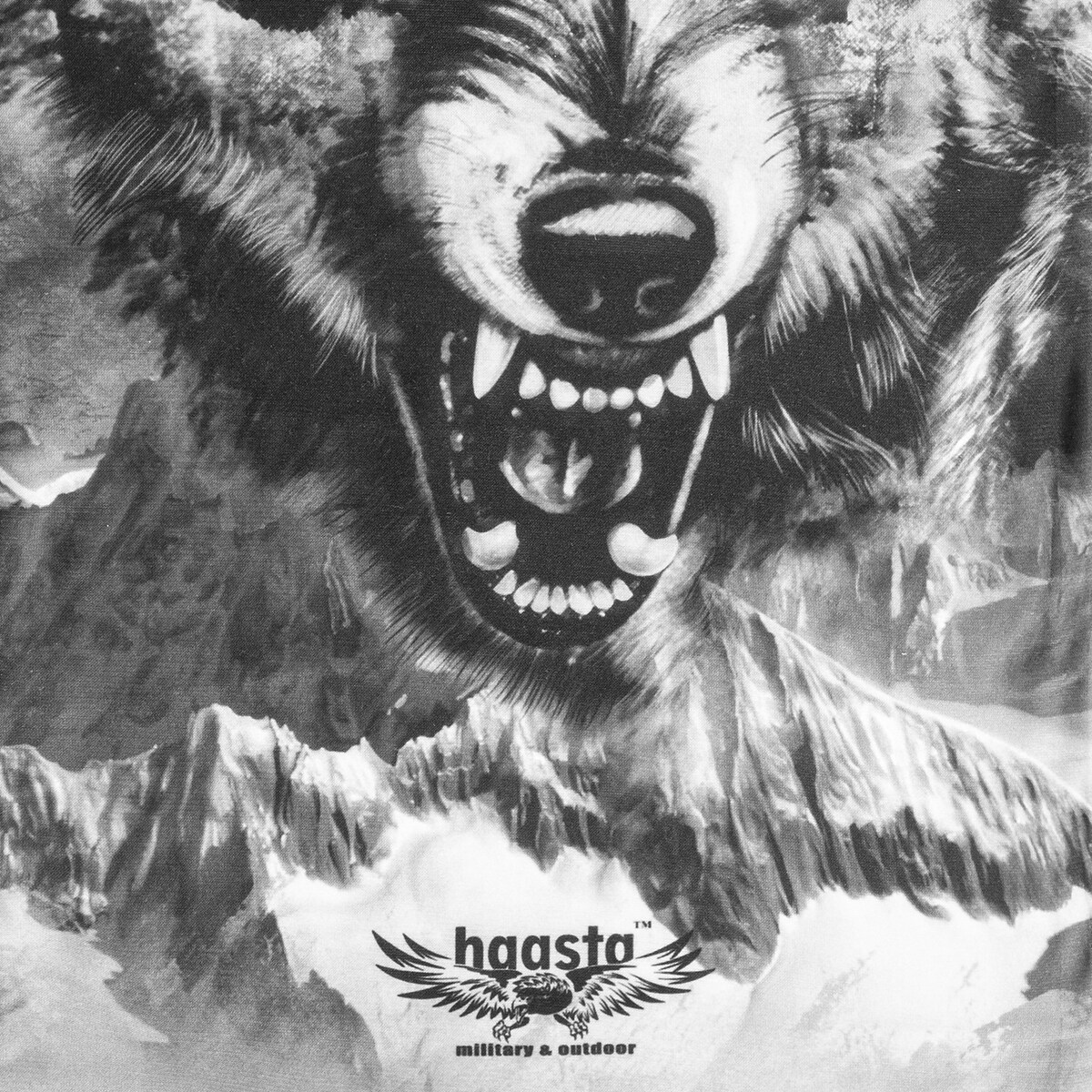 Haasta Headscarf Wolf - Grey