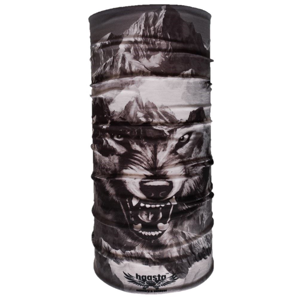 Haasta Headscarf Wolf - Grey