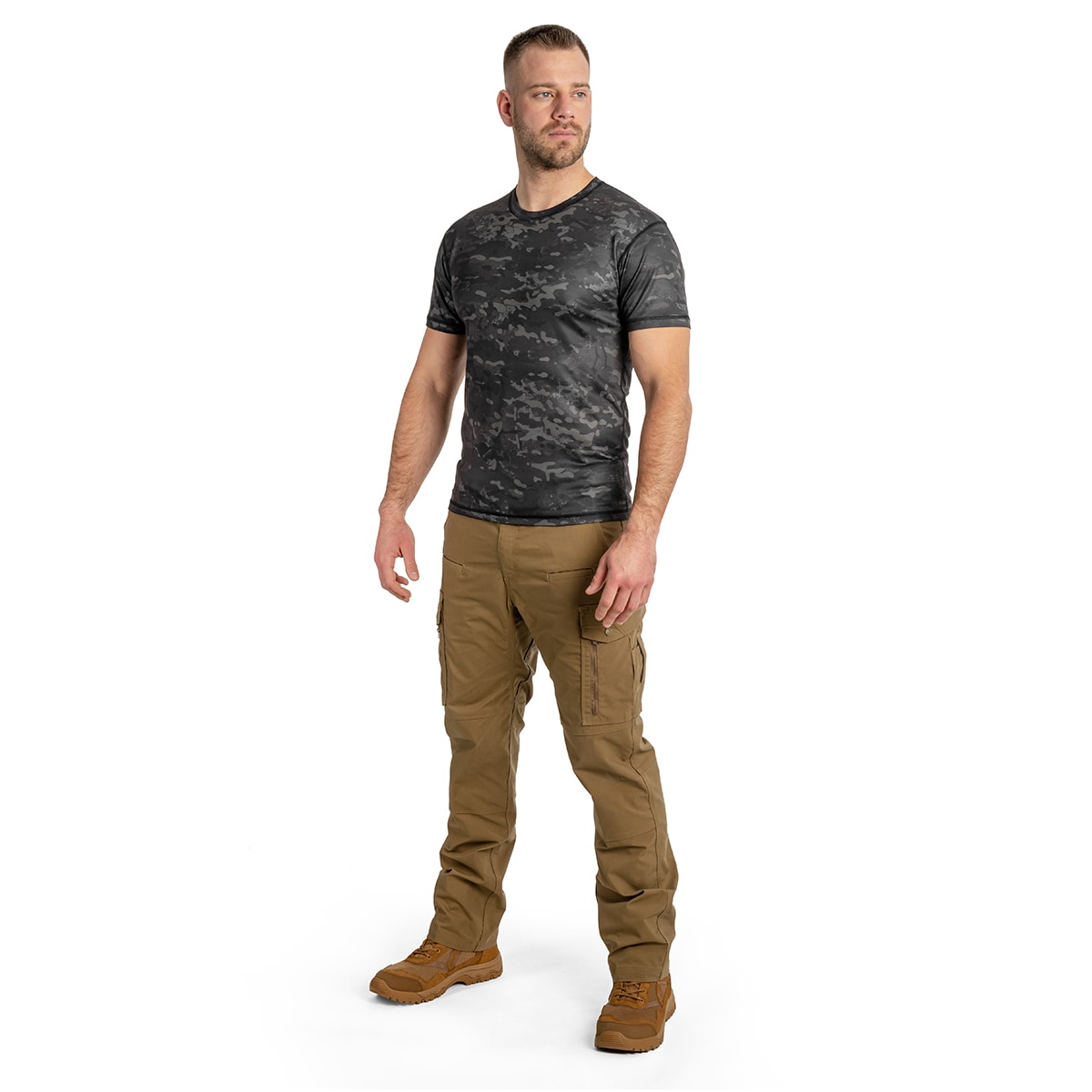 Thermoactive T-shirt Haasta Coolmax - Arid MC Black Camo