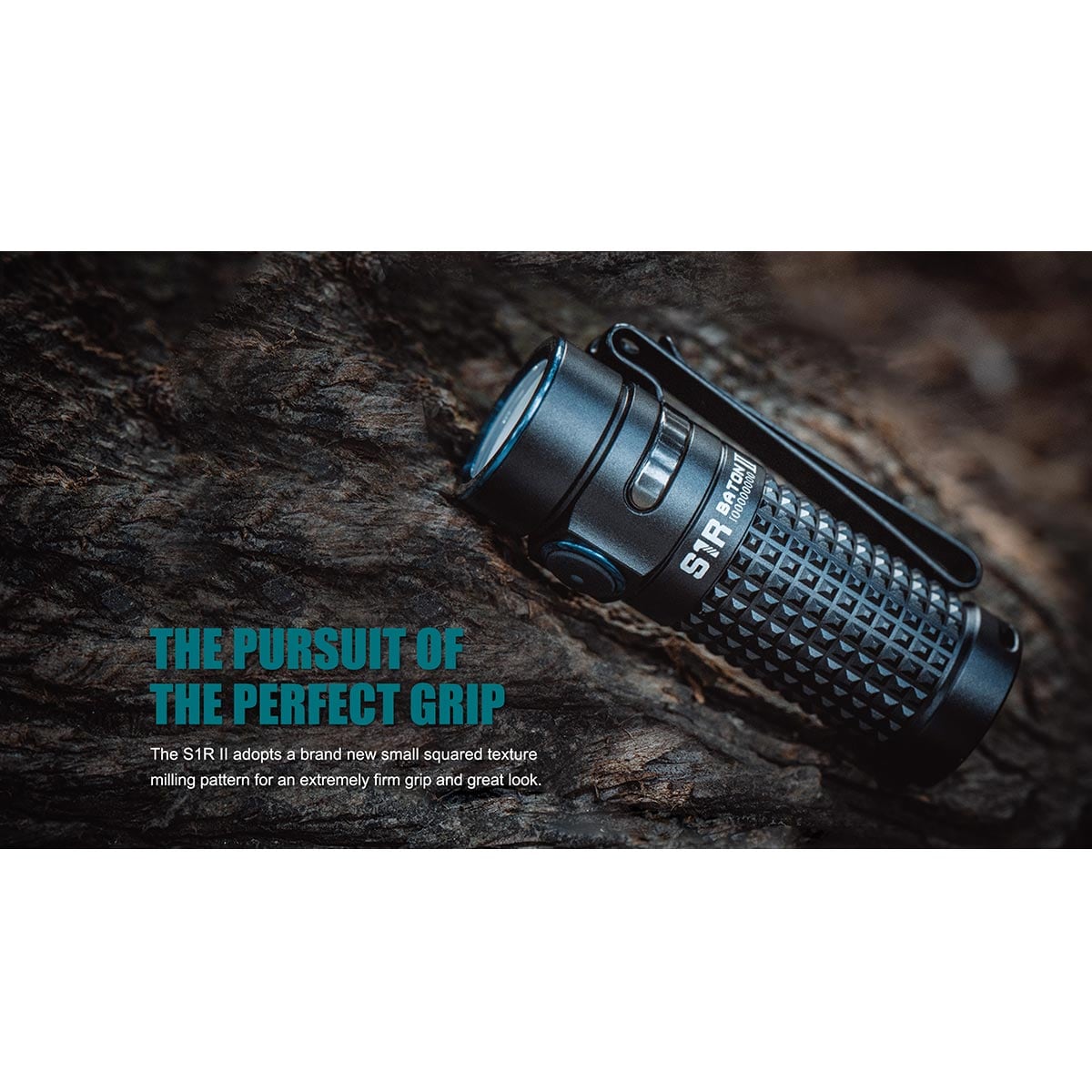 Olight S1R II Baton Rechargeable Flashlight Black - 1000 lumens