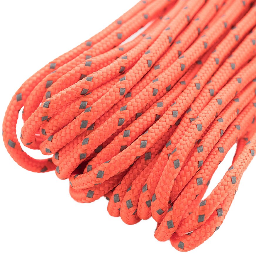Parachute cord Minicord M-Tac 15 m - Reflective Safety Orange