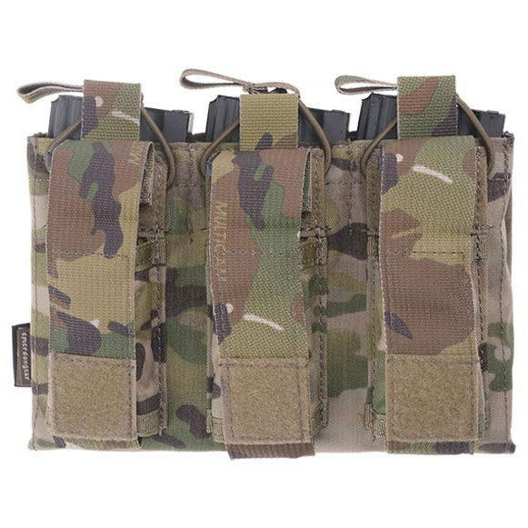 Emerson Open Top Triple pouch for large and small magazines - MultiCam
