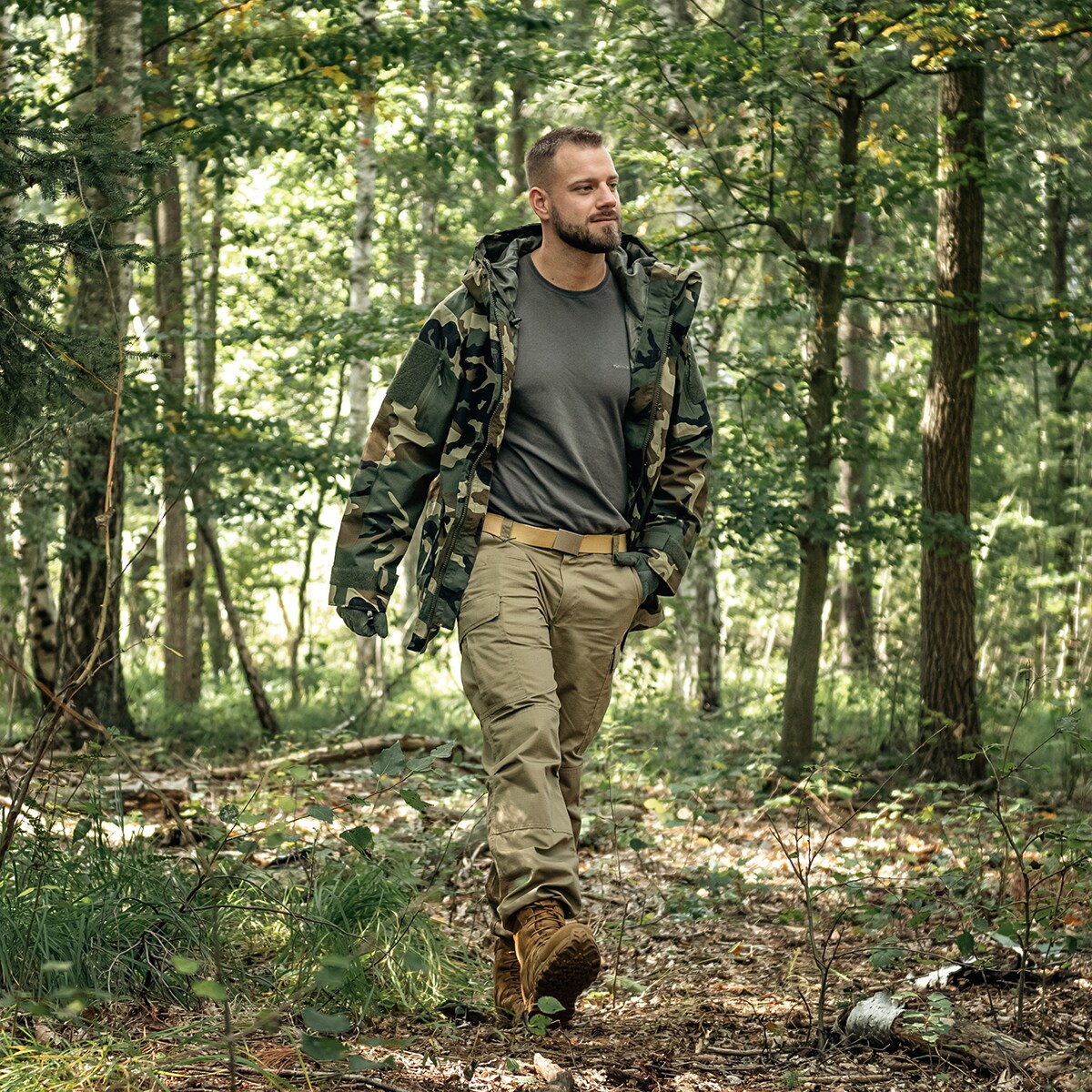 Mil-Tec ECWCS Wet Weather Gen.II  Fleece Jacket - Woodland