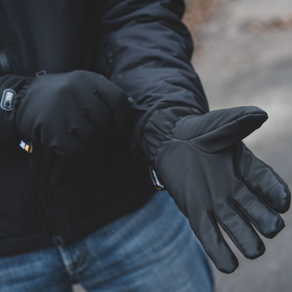 M-Tac Winter Softshell Thinsulate Gloves - Black