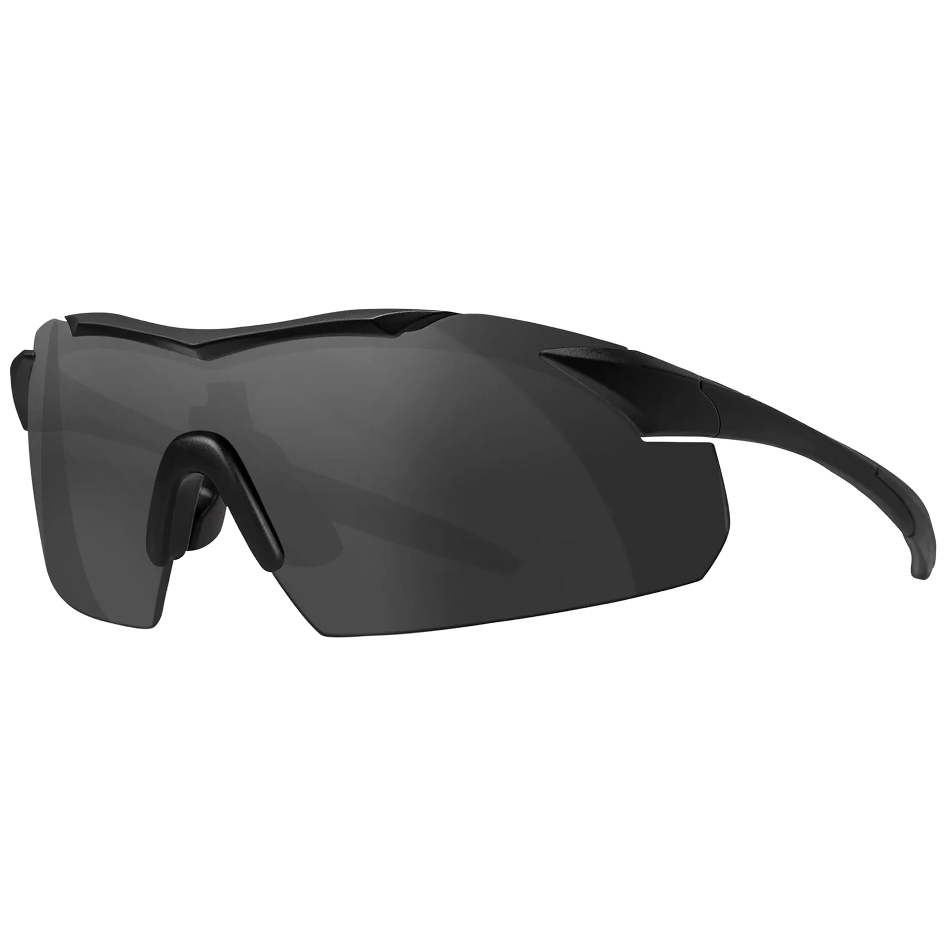 Wiley X Vapor 2.5 Grey/Clear Tactical Glasses - Matte Black