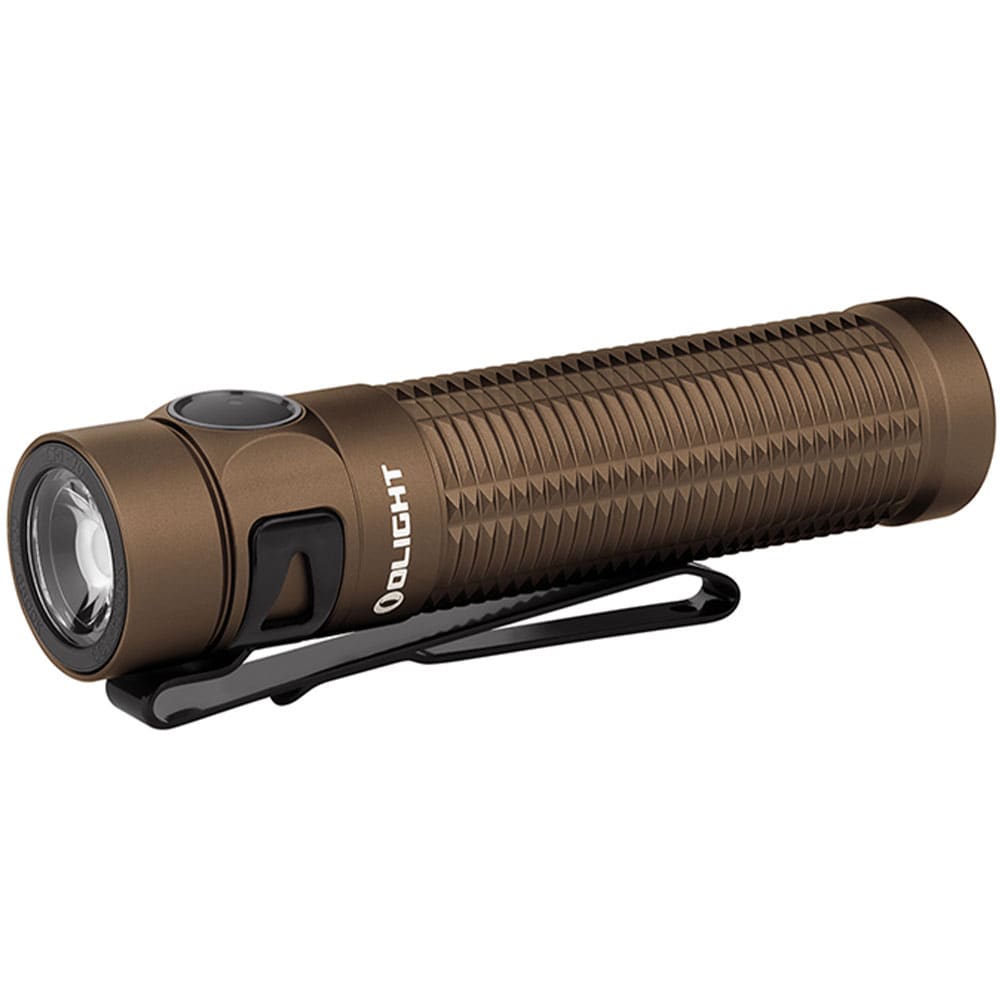 Olight Baton 3 Pro Cool White Rechargeable flashlight  Desert Tan - 1500 lumens