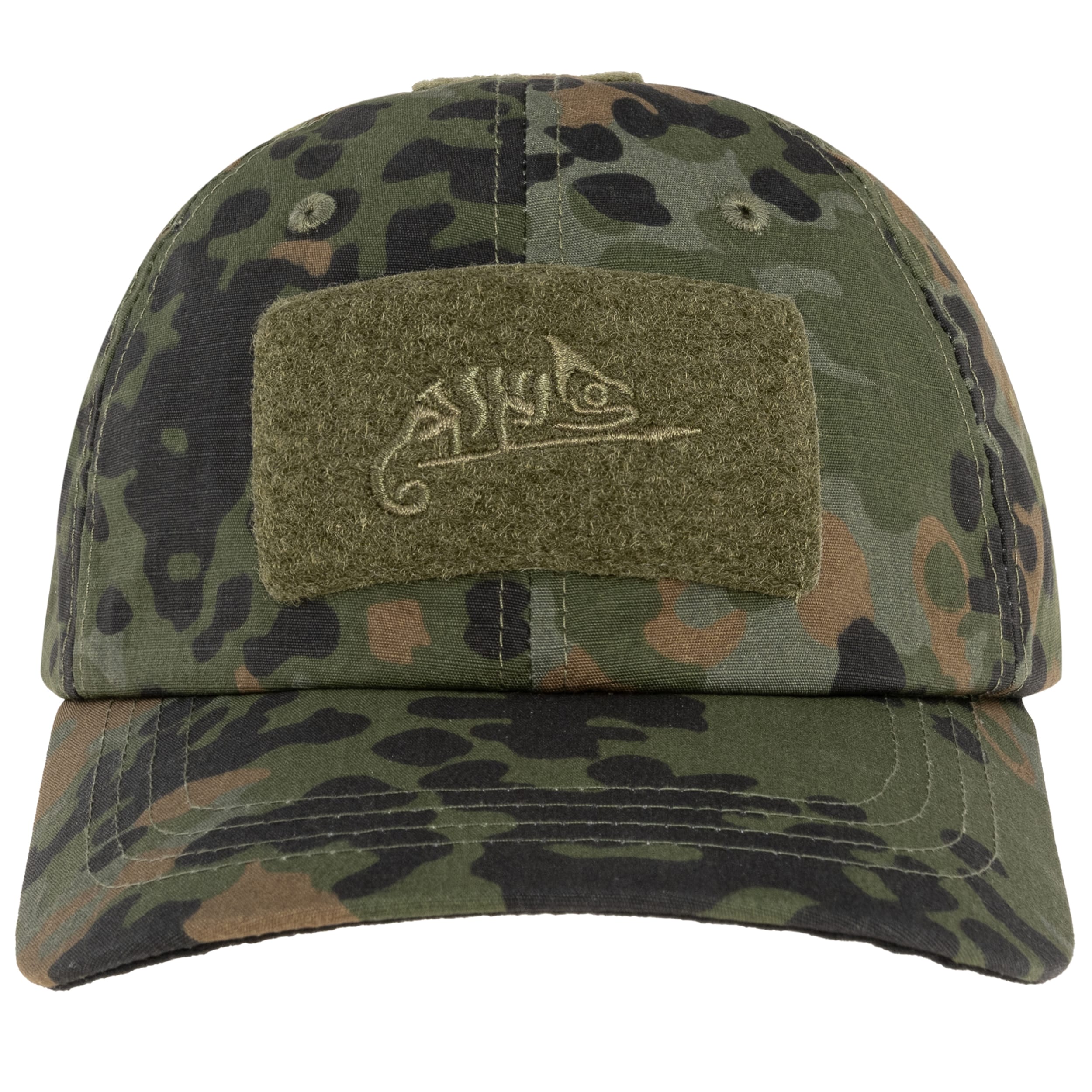Helikon-Tex PolyCotton Rip-Stop Baseball Cap plus velcro - Flecktarn