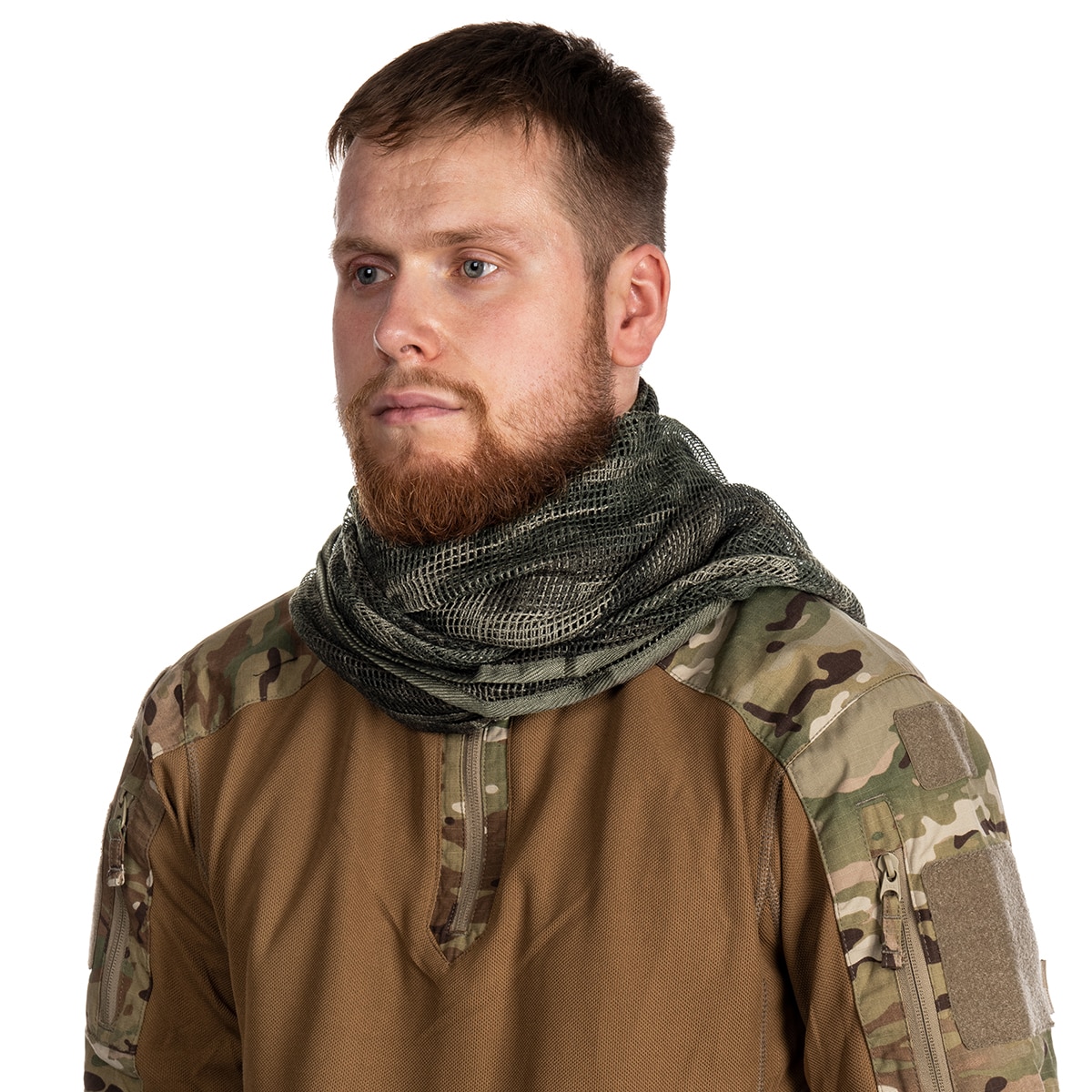Brandit Commando Net Scarf Personal Camouflage Net - Woodland