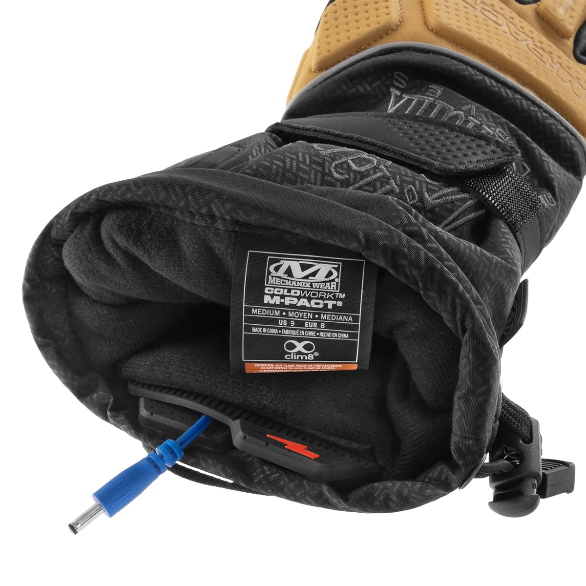 Mechanix Wear ColdWork M-Pact Heated Gloves Brown/Black