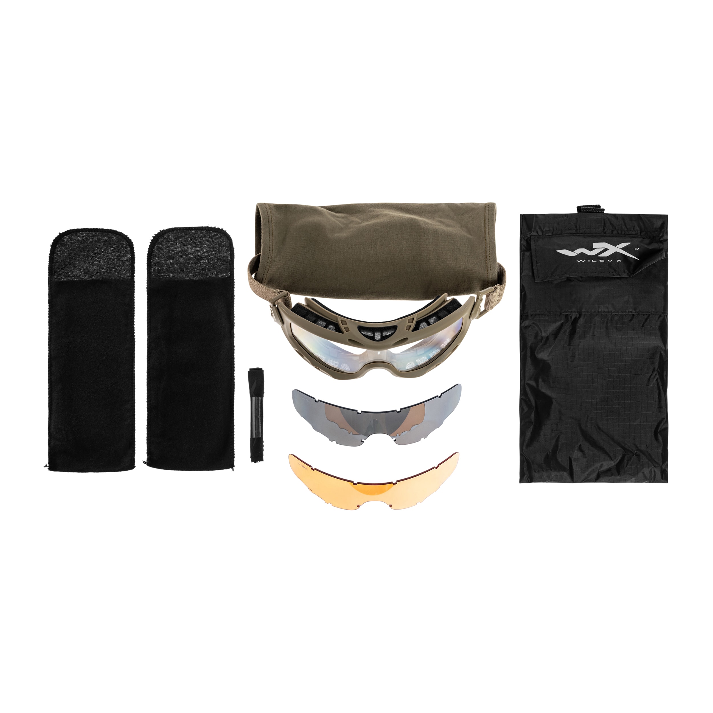 Wiley X SPEAR Set 3in1 Goggles - Matte Tan