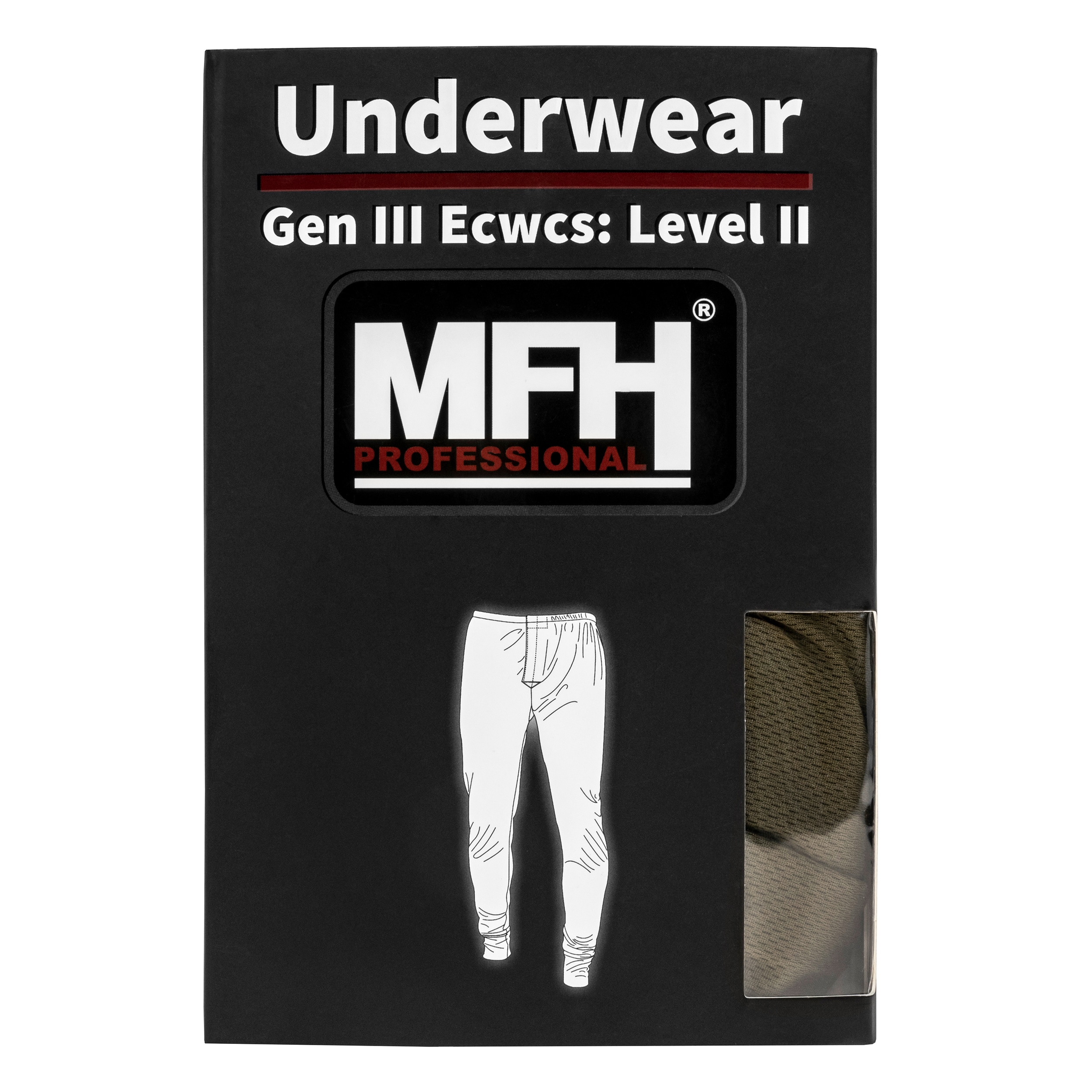 MFH Men's Thermoactive Leggings US Level I GEN III - Olive