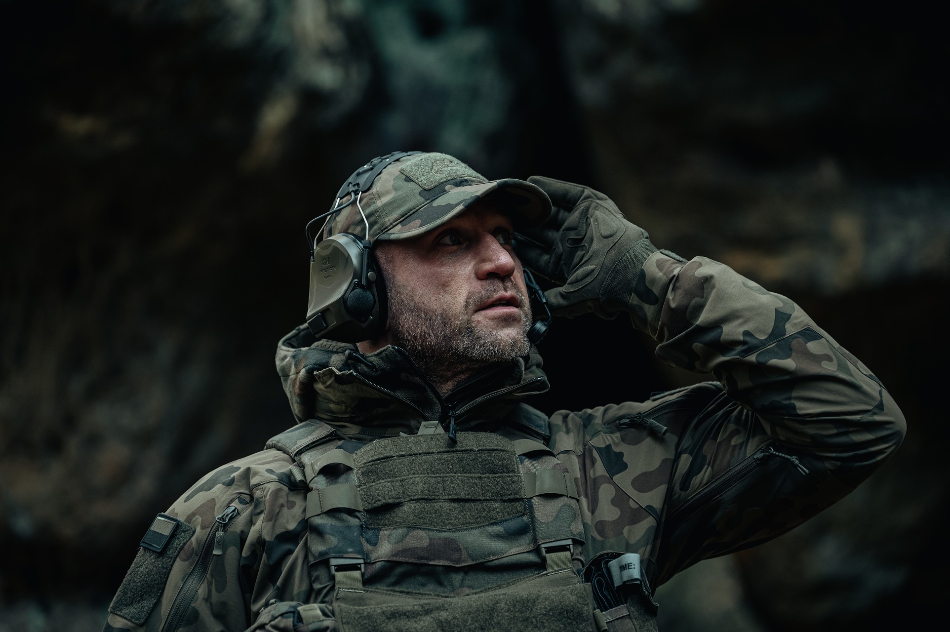 Texar Combat Tactical Gloves - wz.93 Pantera PL Woodland